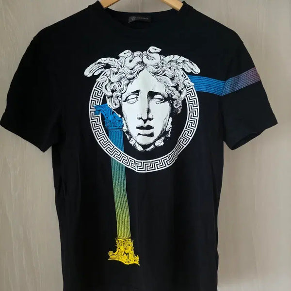[BUNJANG] Versace Medusa Short Sleeve T-Shirt Black / 베르사체 메두사 반팔 티셔츠 블랙