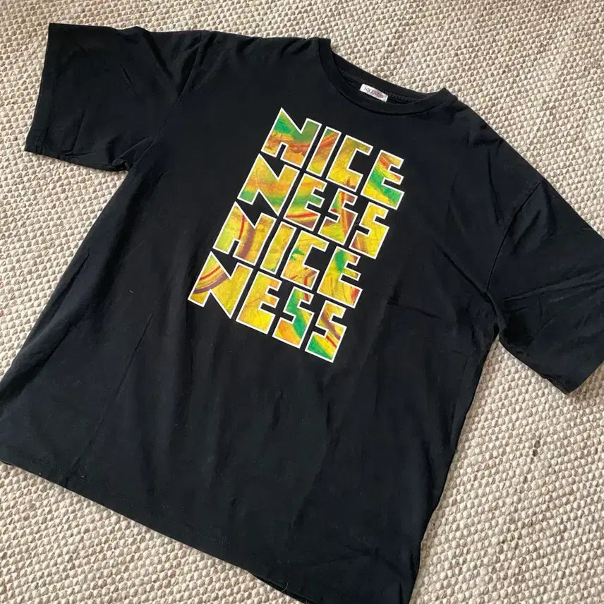 [BUNJANG] Niceness Address Special Order Logo T-Shirt / (L) NICENESS 어드레서 별주 로고티