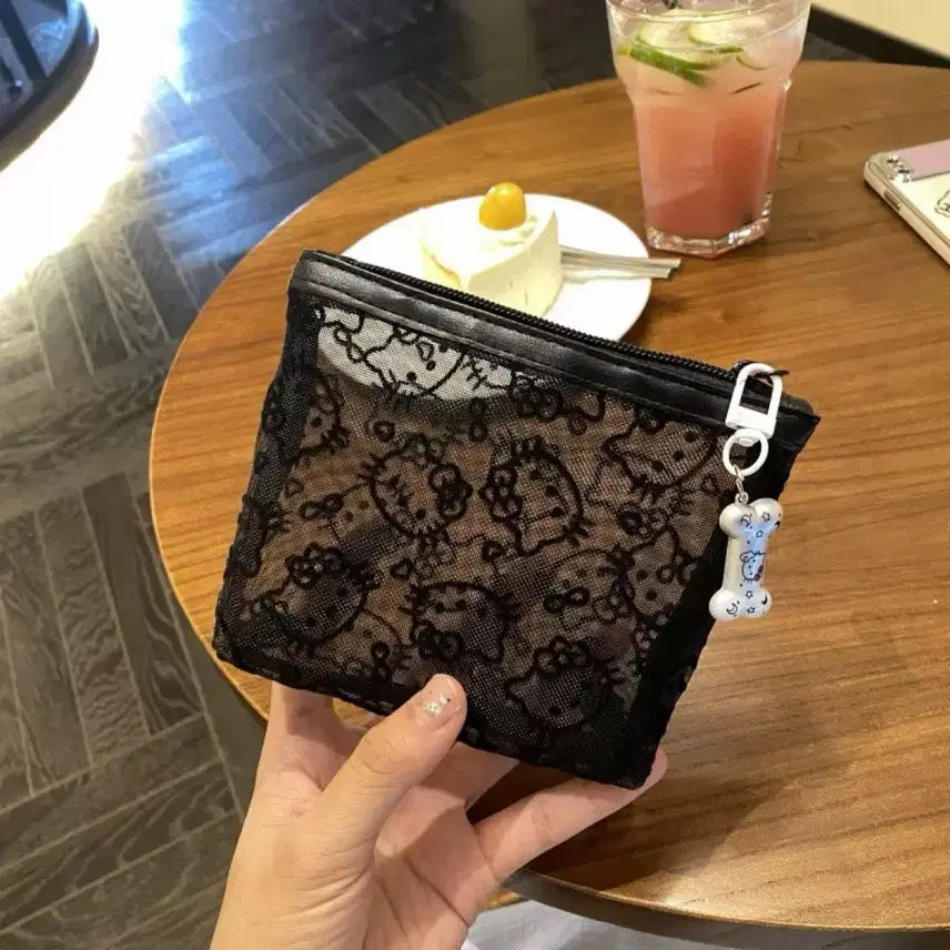 [BUNJANG] Hello Kitty Mesh Pouch / 헬로키티 메쉬 파우치