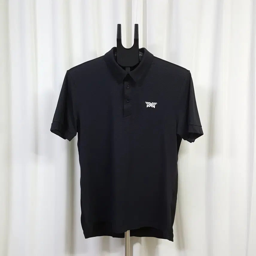[BUNJANG] PXG Men's Golf Short Sleeve Polo Shirt Black XL (105) / PXG 남성 골프 카라 반팔 티셔츠 블랙 105 오일장 0331