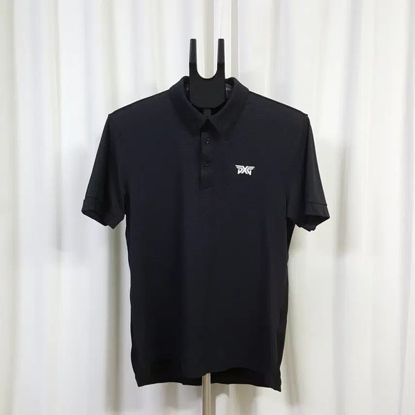 [BUNJANG] PXG Men's Golf Short Sleeve Polo Shirt Black XL (105) / PXG 남성 골프 카라 반팔 티셔츠 블랙 105 오일장 0331
