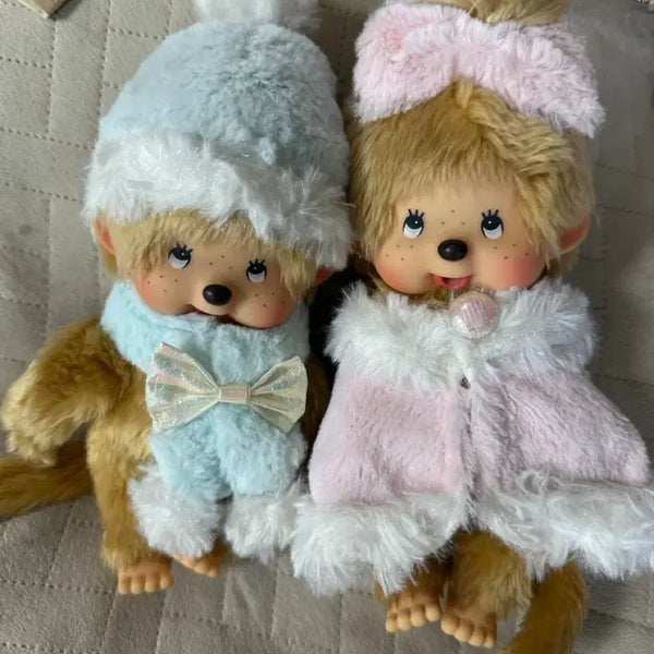 [BUNJANG] Monchhichi Winter Snow Couple Set (No Tag) / 몬치치 윈터 스노우 커플 세트 택없음