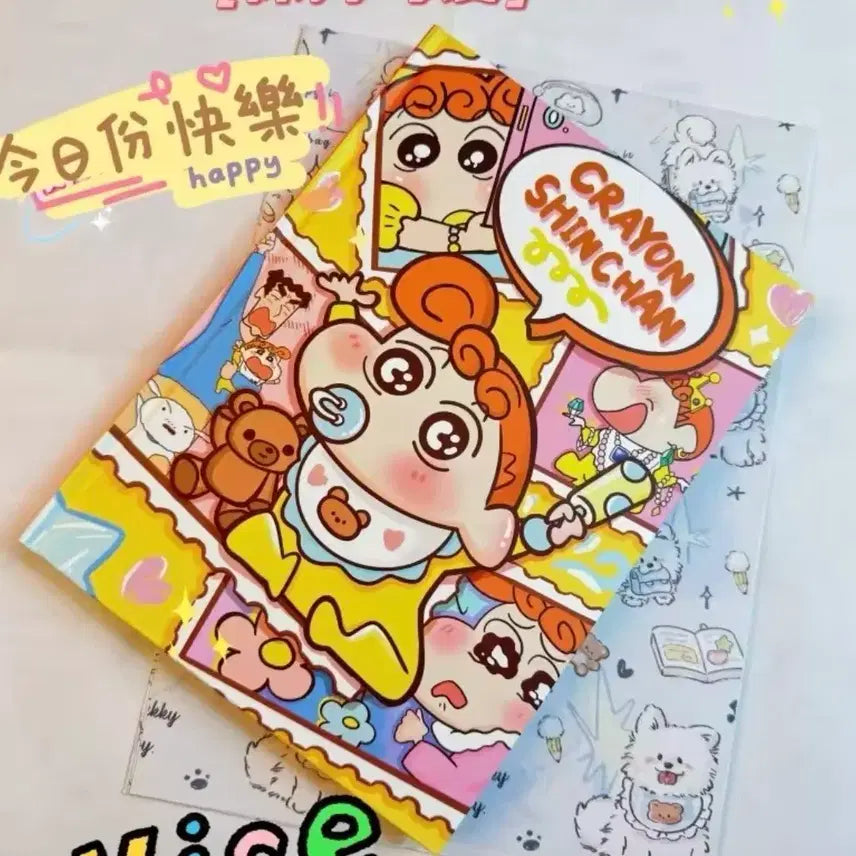 [BUNJANG] Crayon Shin-chan & Shin-chan's Sister Nene Diary Set / 할인) 짱구 짱아 다이어리