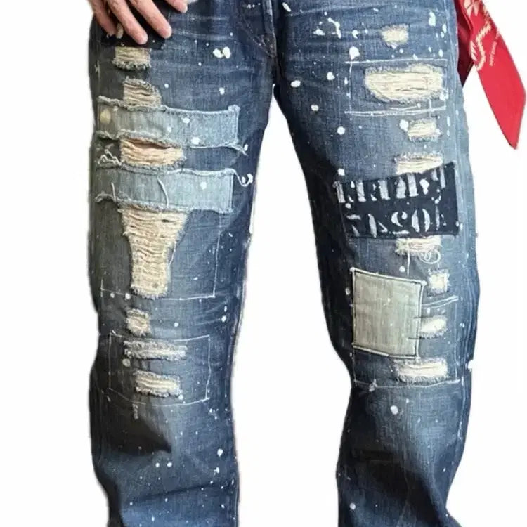 [BUNJANG] RRL Ralph Lauren Limited Edition Patchwork Selvedge Denim Jeans / RRL(더블알엘) Ralph Lauren Limited Edition