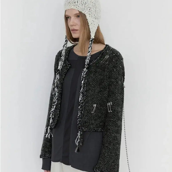 [BUNJANG] DEARDE Handmade Braided Wool Bonnet / 데어드 HANDMADE BRAID WOOL BONNET