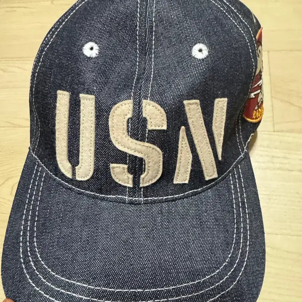 [BUNJANG] Toys McCoy US Navy Denim Cap Snoopy Radioman Indigo / 토이즈맥코이 US 네이비 데님 캡 스누피 인디고 중고