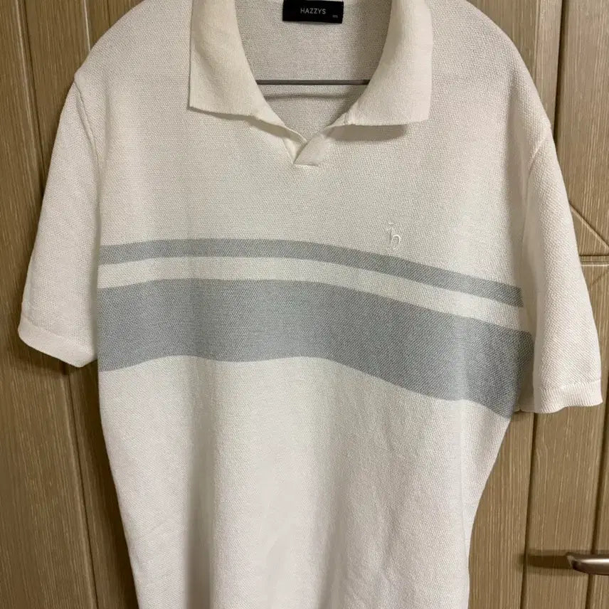 [BUNJANG] Hazzys Knit Short Sleeve Polo T-Shirt Size 105 / 헤지스 니트 반팔카라티 105사이즈 판매.