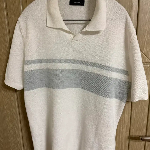 [BUNJANG] Hazzys Knit Short Sleeve Polo T-Shirt Size 105 / 헤지스 니트 반팔카라티 105사이즈 판매.