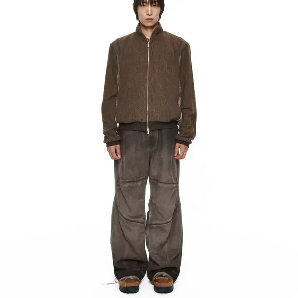 [BUNJANG] XLIM EP.8 Jersey Jacket Brown / XLIM EP.8 01 저지 자켓 브라운
