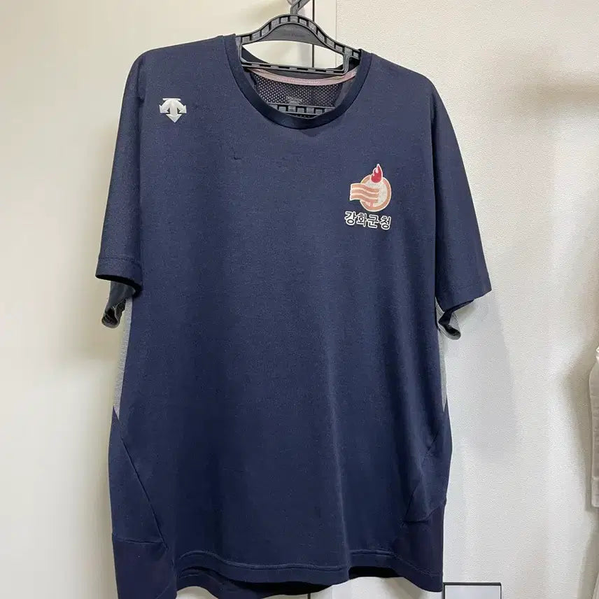 [BUNJANG] Ganghwagun Taekwondo Short Sleeve T-Shirt / 강화군청 태권도 반팔티