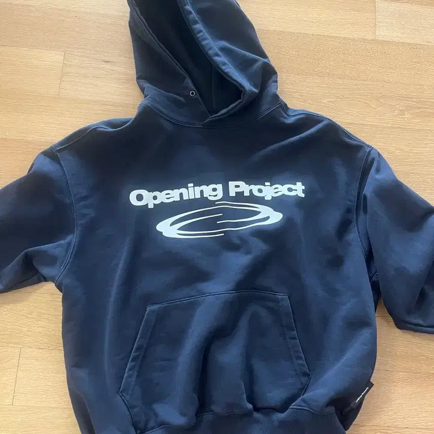 [BUNJANG] Opening Project Hooded Sweatshirt Navy M / 오프닝프로젝트 후드티네이비m