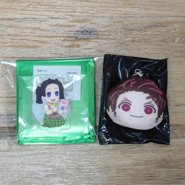 [BUNJANG] Demon Slayer Tanjiro & Aoi Handmade Club Acrylic Figure & Manju Bundle Set / 귀멸의 칼날 탄지로+아오이 핸드메이드 클럽 아크릴 피규어 만쥬 일괄