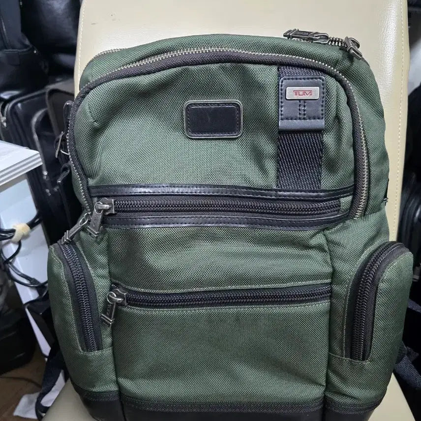 [BUNJANG] Tumi Knox Backpack New Model 222681 Khaki / 투미 녹스백팩  신형 222681 카키