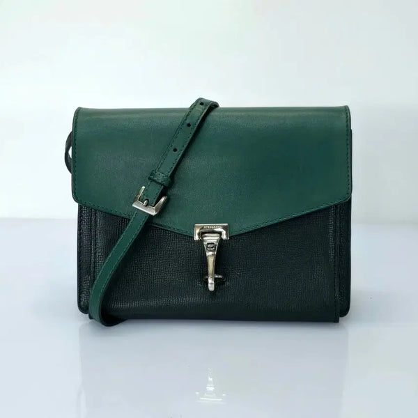 [BUNJANG] Burberry Medium 'Theuken' Small Crossbody Bag Dark Green / 버버리 맥켄 스몰 크로스백