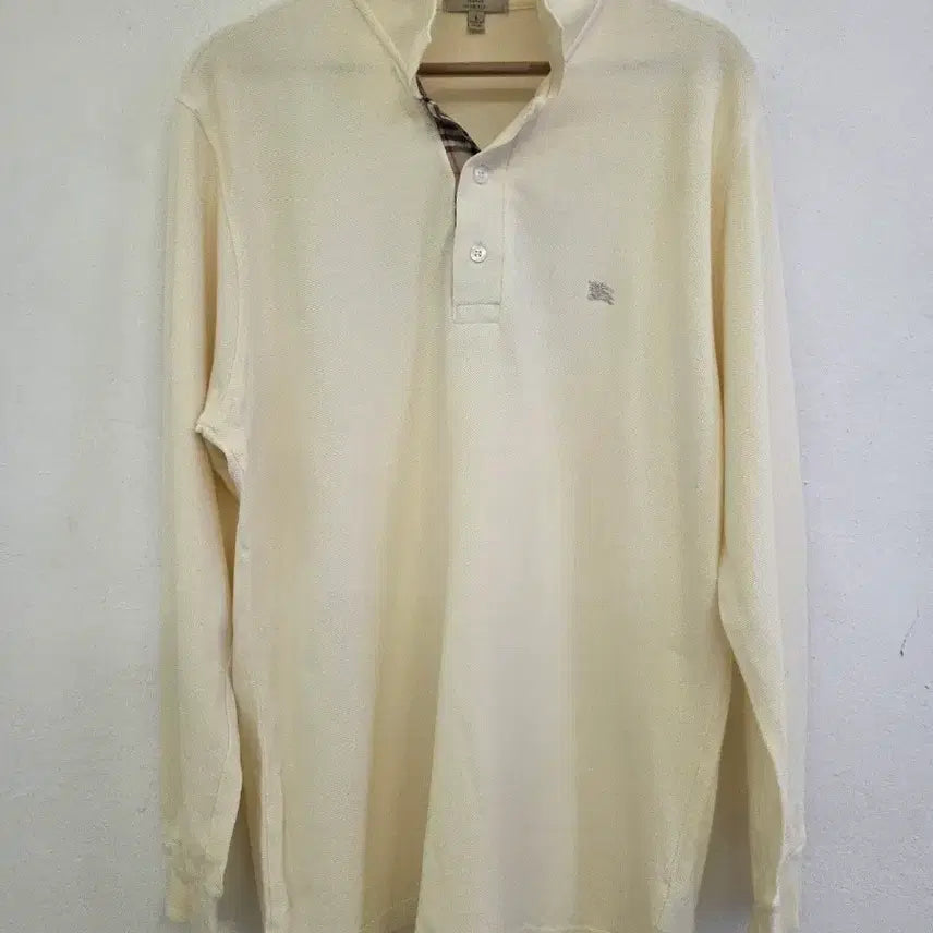 [BUNJANG] Burberry Collar T-Shirt / 버버리 카라 티셔츠