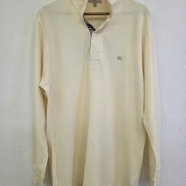 [BUNJANG] Burberry Collar T-Shirt / 버버리 카라 티셔츠