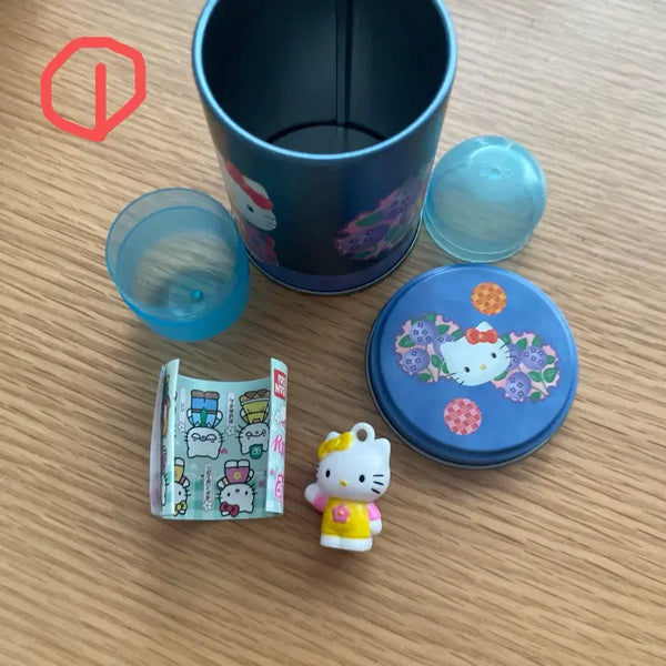 [BUNJANG] Classic Hello Kitty Gacha Wonder Capsule Tin Case / 고전 헬로키티 가챠 원더캡슐 틴케이스