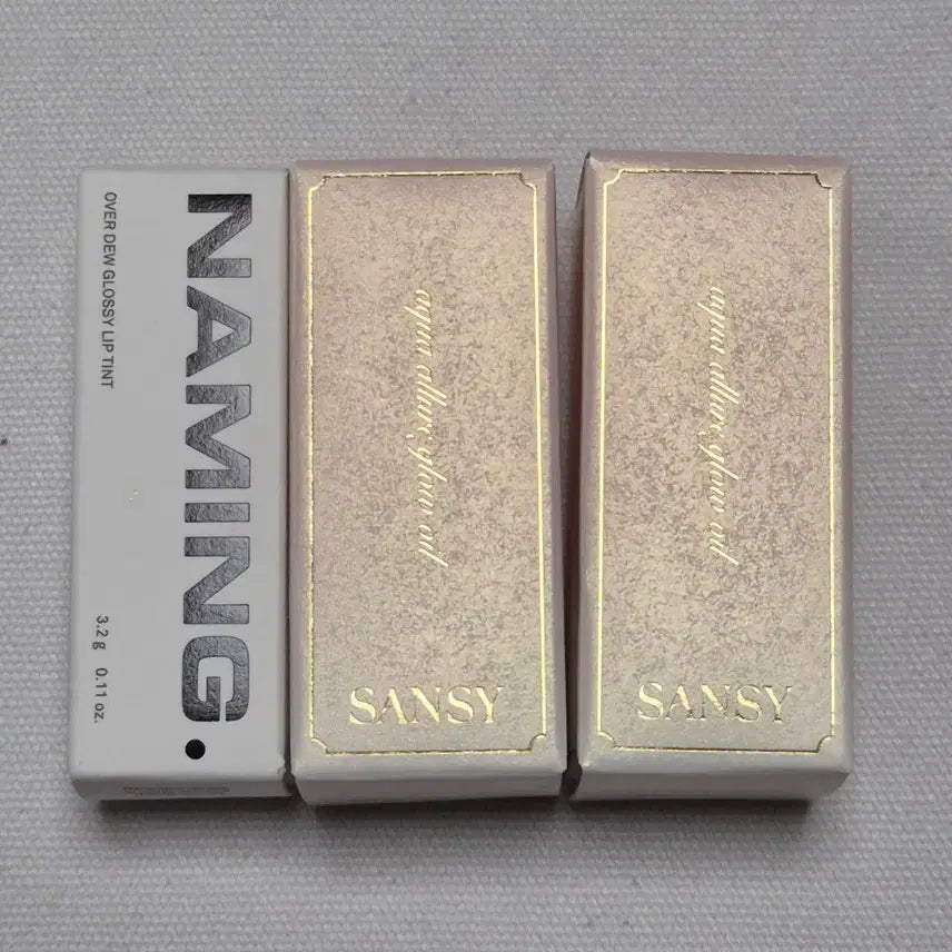 [BUNJANG] Naming Overdue Glossy Lip Tint Bay + Sensy Glow Oil 01, 02 / 네이밍 오버듀 글로시립틴트 베이+센시 글로우오일 01,02