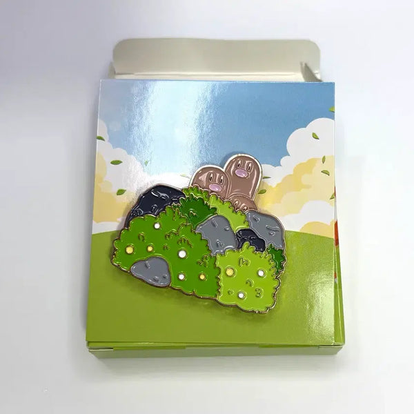 [BUNJANG] Isak Toast Pokemon Dactrio Badge / 이삭토스트 포켓몬벳지 닥트리오 양도합니다