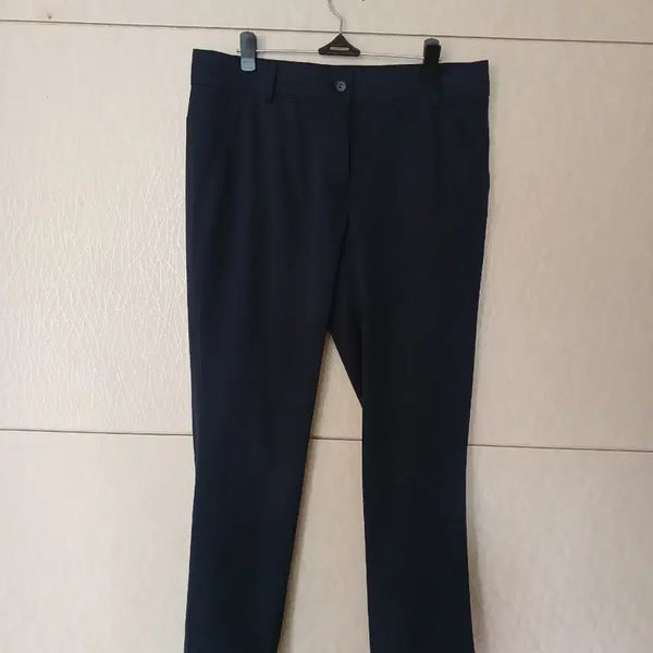 [BUNJANG] Women's Slim Fit Dress Pants Navy / 여성 정장 바지 짙은 네이비