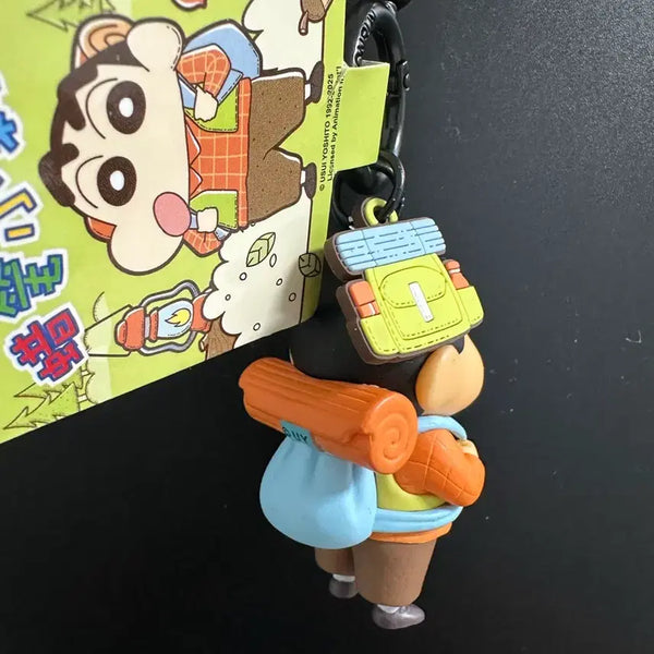 [BUNJANG] Crayon Shin-chan Hiking Mountain Figure Keychain / 짱구 등산 산악 피규어 키링