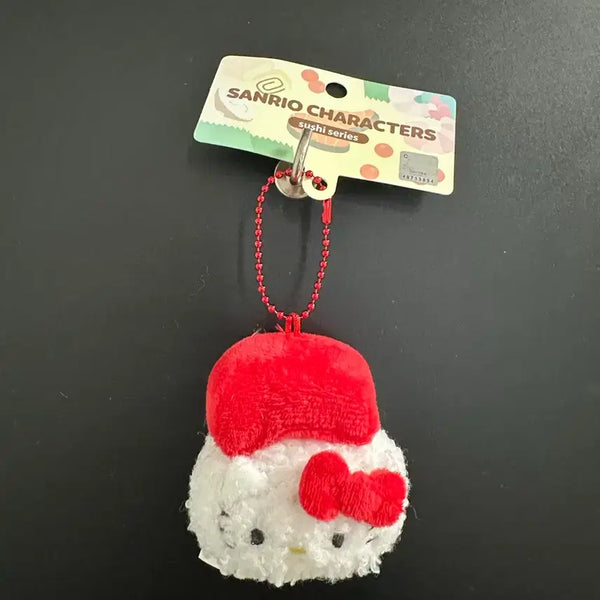 [BUNJANG] Sanrio Hello Kitty Sushi Plush Keyring / 키티 초밥 인형 키링