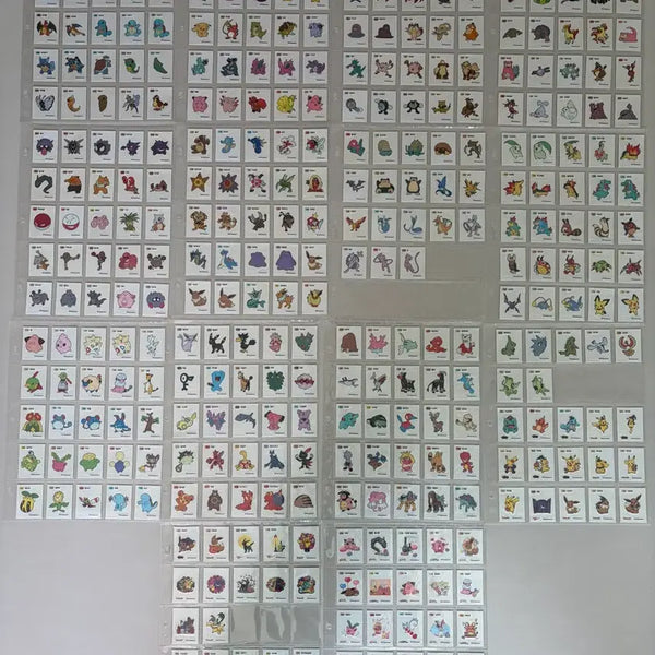 [BUNJANG] Pokemon Stickers Generation 1 & 2 Full Set + Halloween Full Set + Lovely Full Set / 포켓몬 띠부씰 1,2세대 전종+할로윈+러블리