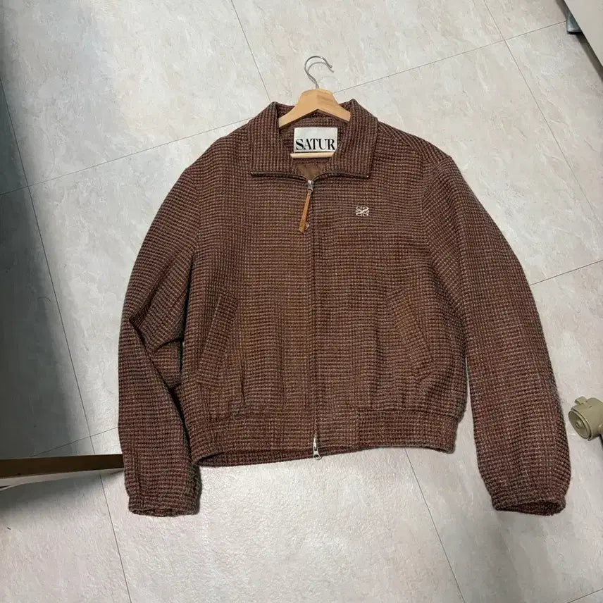 [BUNJANG] Serrer Tweed Blouson Size L / 새터 트위드 블루종 l사이즈
