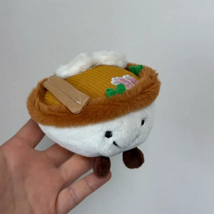 [BUNJANG] Cute Ramen Plush Keychain / 귀여운 음식 라멘 인형 키링