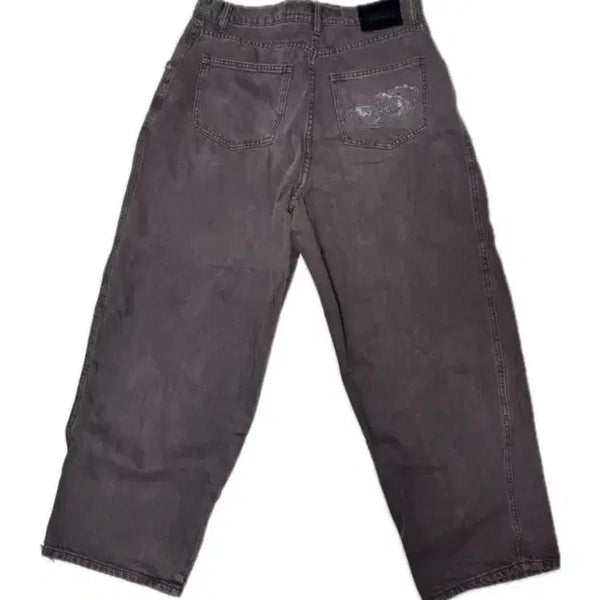 [BUNJANG] Suede Brown Denim Pants (L) / (새상품) 스웨이드 브라운 데님팬츠 L