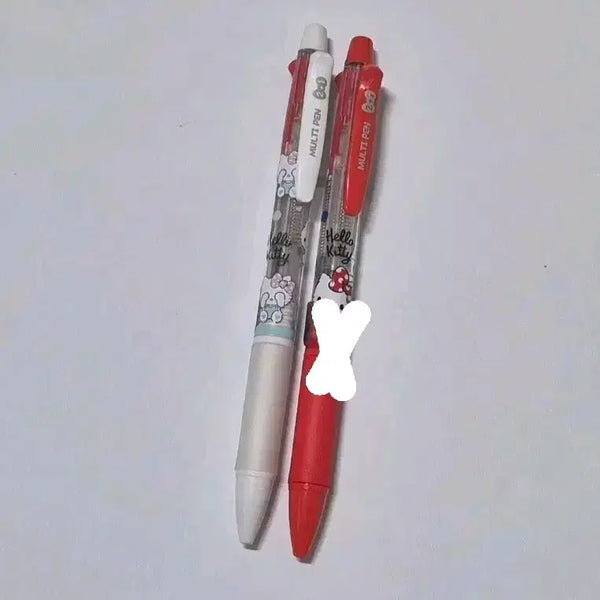 [BUNJANG] Sanrio Hello Kitty Classic Multi Pen (Red, Black, Mechanical Pencil) / 고전 키티 멀티펜(샤프+빨강+검정)