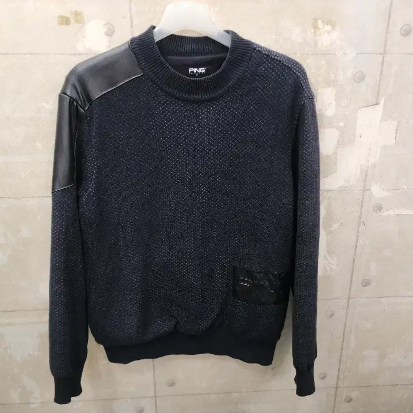 [BUNJANG] Ping Golf Men's Windproof Cashmere Blend Knit (Size 95) / (95)핑 골프 정품 남성 캐시미어혼방 방풍 니트/95size/상태우수