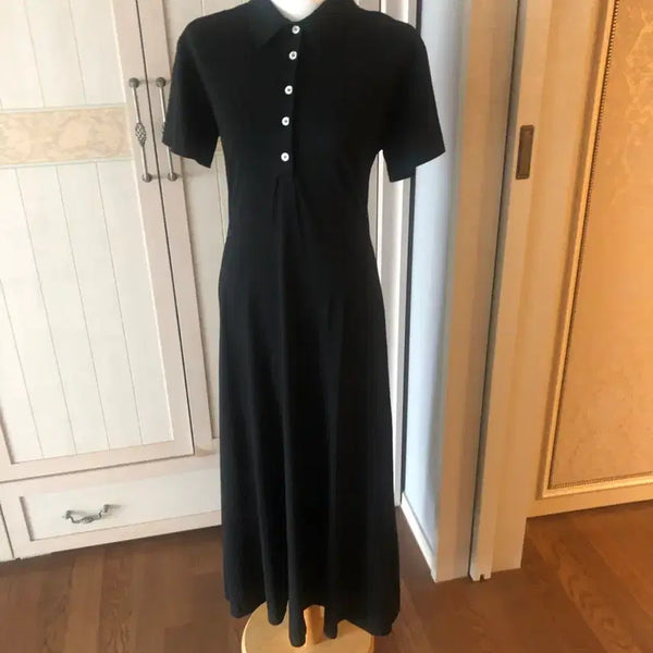 [BUNJANG] Black Long Dress / 블랙 롱 원피스
