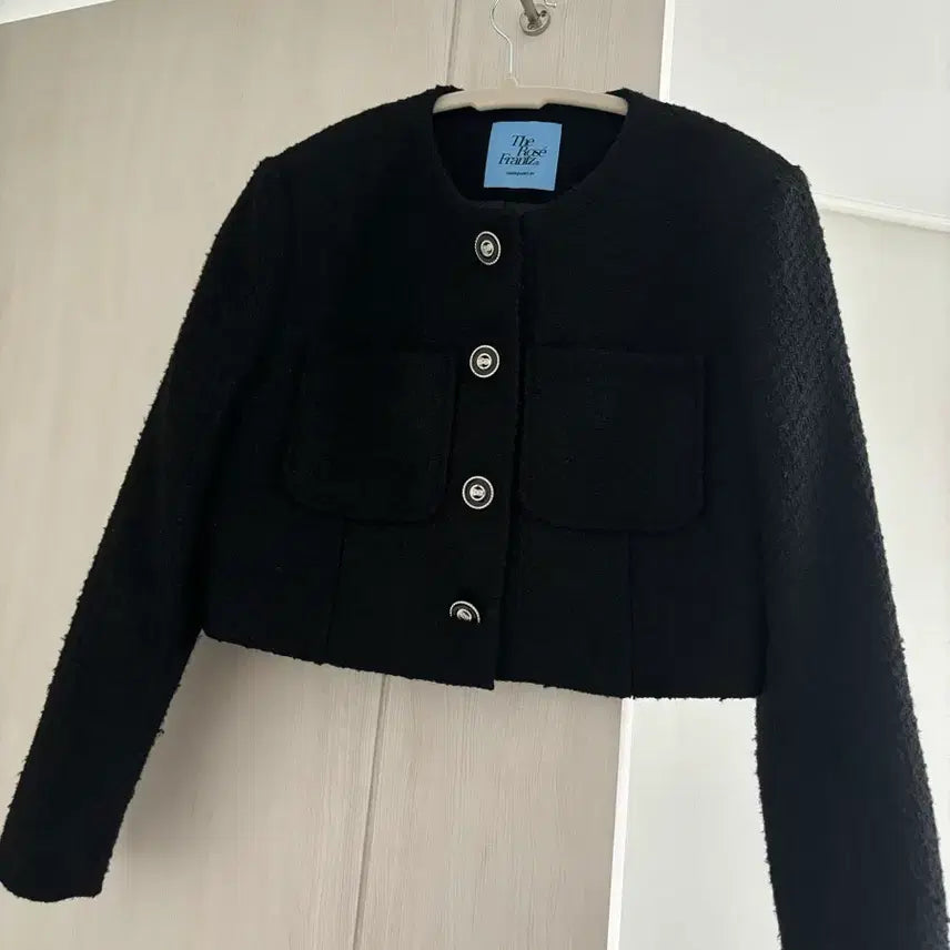 [BUNJANG] Rosy Frau Tweed Jacket Black / 로제프란츠 트위드자켓 블랙