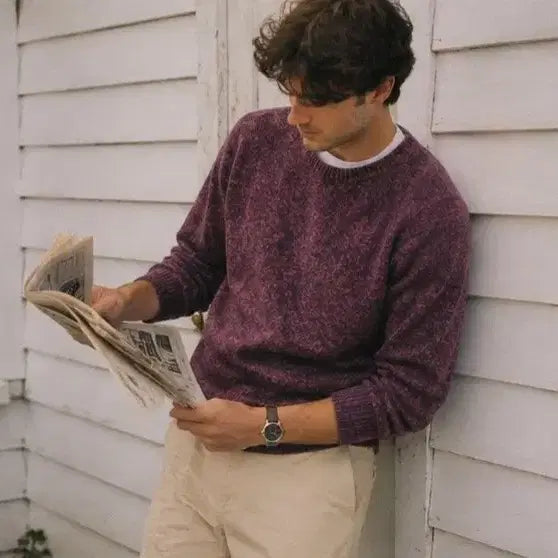 [BUNJANG] LLBean Cotton Crewneck Knit M / LLBean 엘엘빈 코튼 크루넥 니트 M