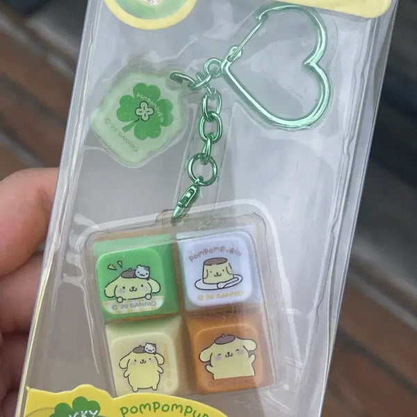 [BUNJANG] Sanrio Pompompurin Keycap Keyring / 산리오 폼폼푸린 키캡 키링