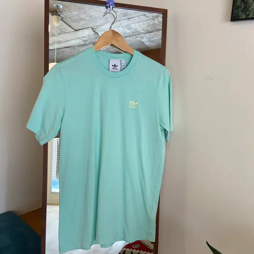 [BUNJANG] Adidas Short Sleeve T-Shirt Mint / 아디다스 반팔 티셔츠 민트