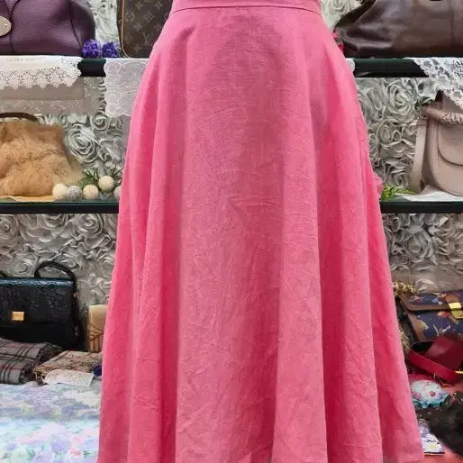 [BUNJANG] URBAN RESEARCH 100% Linen Flare Skirt / URBAN RESEARCH 마100% 플레어 스커트(55~66)