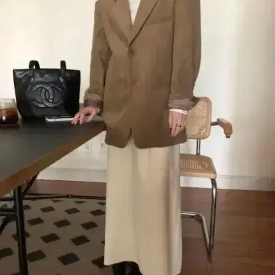 [BUNJANG] More Than Yesterday Corduroy Jacket Beige / 모어댄예스터데이 코듀로이 자켓