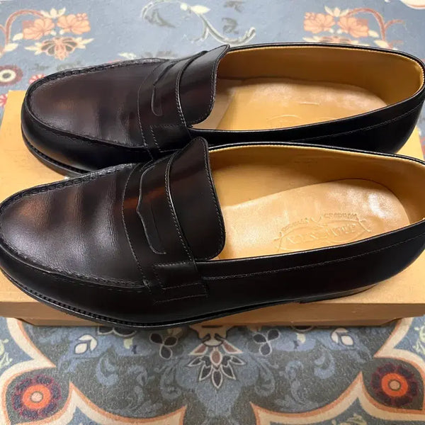 [BUNJANG] JM Weston Black Box Calf 180 Loafers (Size 7E) / JM웨스통 제이엠웨스통 180 로퍼 블랙 박스카프 7E