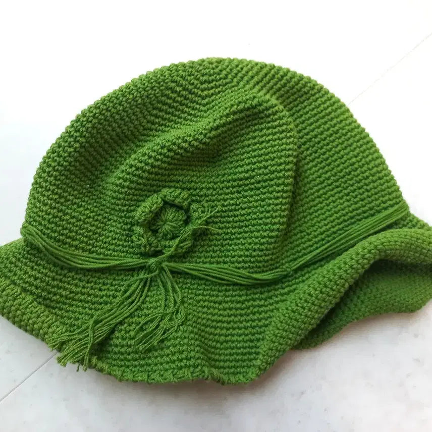 [BUNJANG] Handmade Crochet Bucket Hat / 핸드메이드  크로쉐 모자