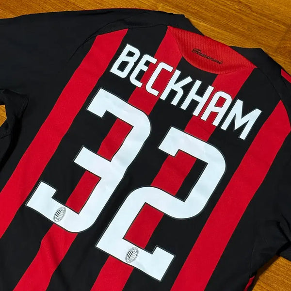 [BUNJANG] AC Milan 08-09 David Beckham Home Jersey (Size L) / 08-09 AC밀란 홈 베컴 유니폼 정품 국내 L