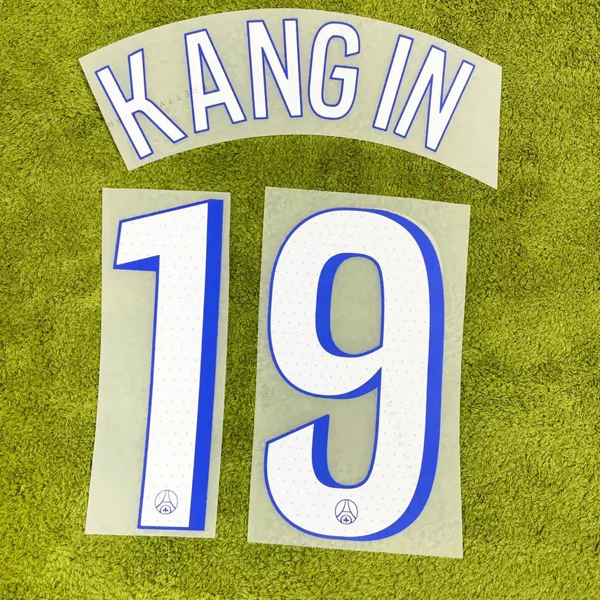 [BUNJANG] 25-26 Paris Saint-Germain Third Shirt Kang-in Lee Name Set / 25-26 파리생제르맹 써드 이강인 컵 챔스 마킹 PSG 네임셋