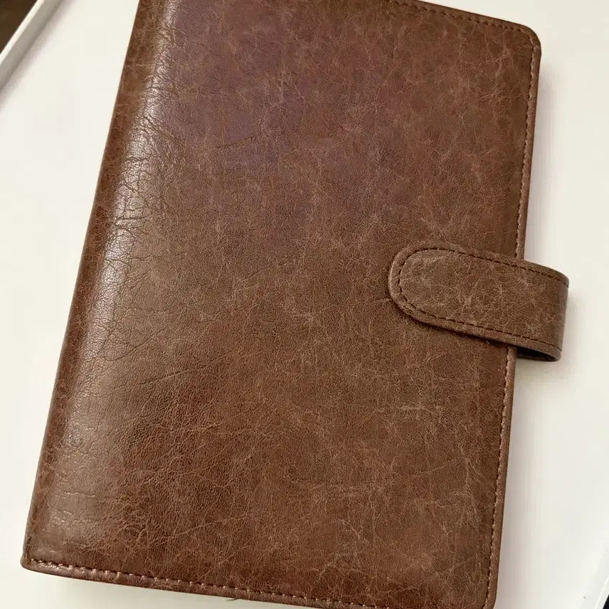 [BUNJANG] AOVV Crush Binder Brown B-Grade / 어버블크러쉬 바인더 브라운 새상품 (b급)