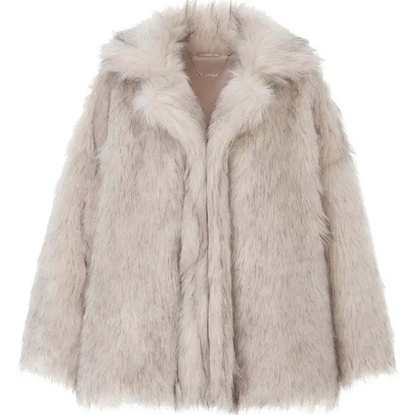 [BUNJANG] Pale Jade Faux Fur Jacket Ivory / 페일제이드 퍼자켓 아이보리 새제품