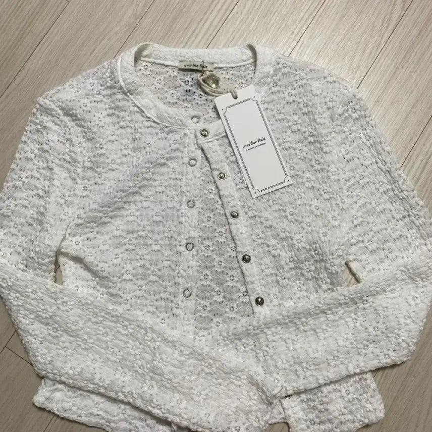 [BUNJANG] Overdue Flare Lace Cardigan - New with Tags / 오버듀플레어 레이스 가디건 새상품 택0