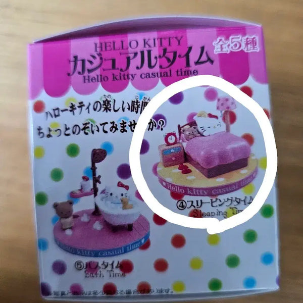 [BUNJANG] Sanrio Hello Kitty Casual Time Sleeping Kitty Plush / 헬로 키티 캐쥬얼 타임 잠자는 키티