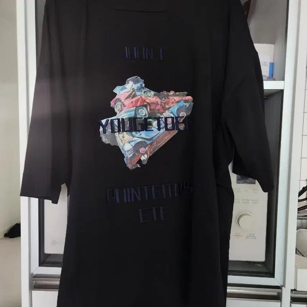 [BUNJANG] Juun.J Graphic T-Shirt - Size M / 준지 그래픽 반팔티 m사이즈