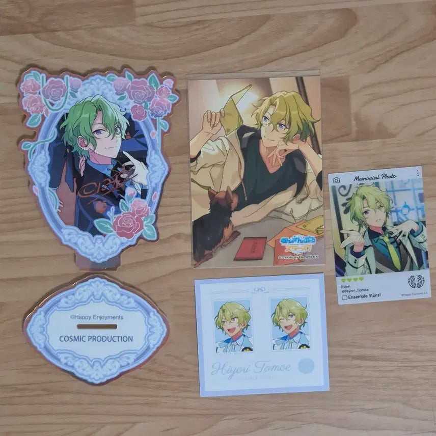 [BUNJANG] Ensemble Stars Tomoe Hiyori Dark Garret Acrylic Stand, Bromide, Formal Wear ID Photo, Emoca Set / 앙스타 앙상블 스타즈 토모에 히요리 덩쿨 아크릴 백정장 증명사진 증사