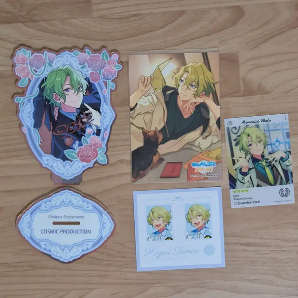 [BUNJANG] Ensemble Stars Tomoe Hiyori Dark Garret Acrylic Stand, Bromide, Formal Wear ID Photo, Emoca Set / 앙스타 앙상블 스타즈 토모에 히요리 덩쿨 아크릴 백정장 증명사진 증사